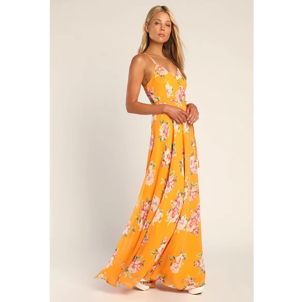 Yellow Floral Gown